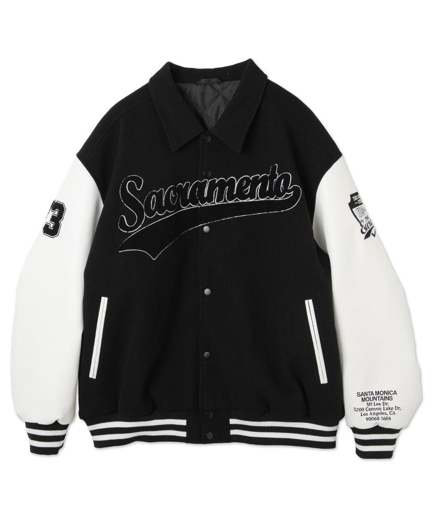 WEGO Unisex Stadium Street Cold Weather Plus Christmas Size Type K Stadium Black Men's Jacket, Large, Outerwear, Casual, Patched, Style, Protection,