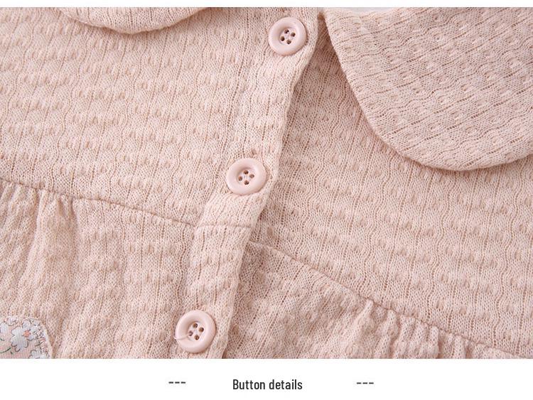 Mädchen Kleinkind Doppel-Lagen Langarm Jacke und Outfit Set für Frühling und Herbst