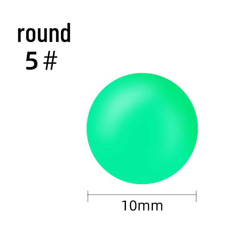 Silicone Olive-Shaped Fluorescent Fishing Float Tail Magnifier Bean