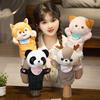 Horse Panda Hand Puppet Plushed Doll Soft Kitty Educational Baby Toys Simulator Animal Soft Stuffed Toys Anime Puppet for Kids