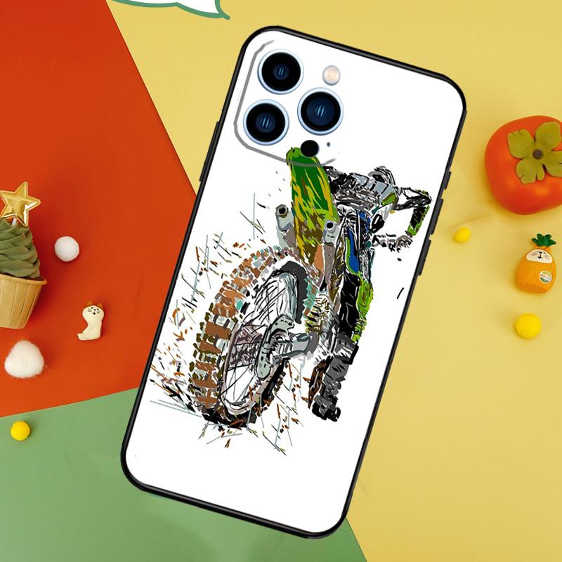 

Чехол для телефона Freestyle Motocross Sport для iPhone 17 Pro Max16 15 14 13 11 12 Pro Max Plus 12 13 Mini 16e 17 Air Cover iPhone 13