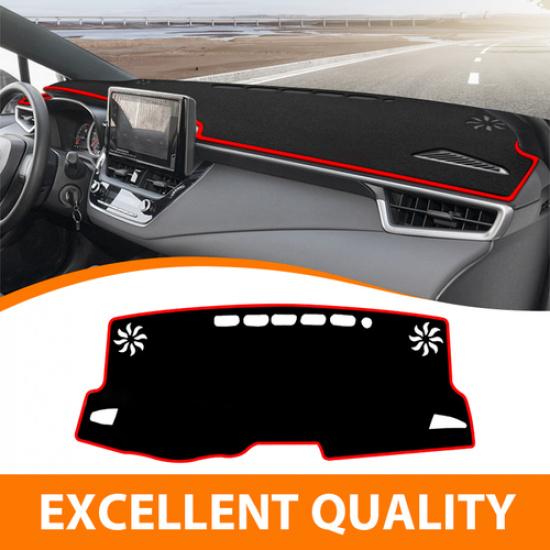 Car DashMat Dashboard Cover Dash Cover Mat Red For Toyota Corolla - New