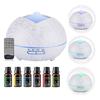 550ml Witte Aroma Luchtbevochtiger Afstandsbediening Essentiële Oliën Diffuser 7 Kleuren LED Verlichting Compatibel Aromatherapie voor Thuis