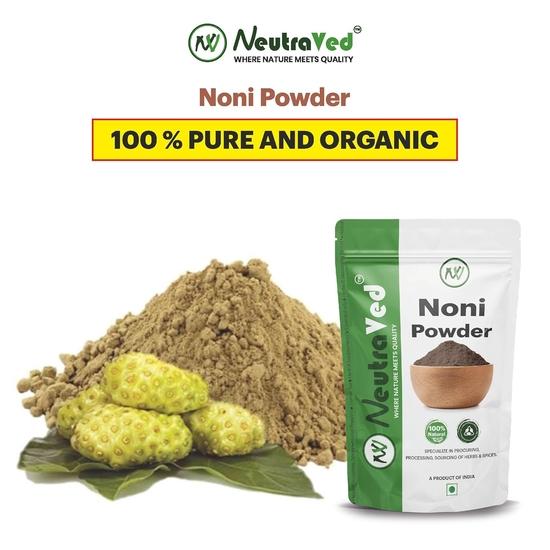 NeutraVed Noni Powder (Morinda Citrifolia) (200g)| Noni Fruit Powder Rich In Vitamin C May Help In Body Detoxifier, Immunity Booster - 200g