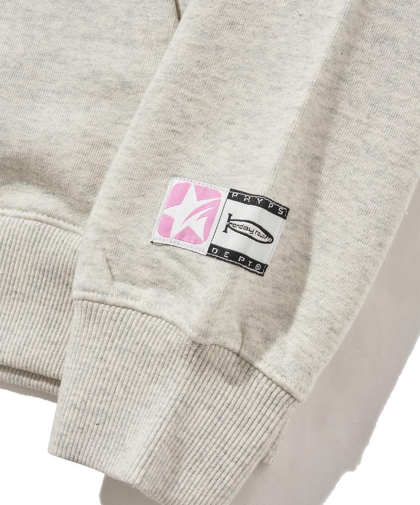 Physical Department Startail Zip-Up Hoodie_Oatmeal