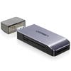 Ugreen All-in-One USB 3.0 Multi-Card Reader, Supports SD/ MicroSD/ CF/ MS, Model 50541 - Gray