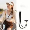 Wide Flat Belt Mobile Phone Lanyard Crossbody Adjustable Neck Rope Strap Sling Anti-theft Lanyard
