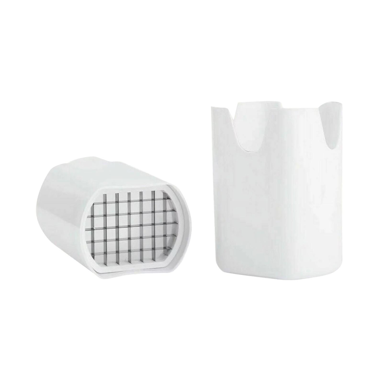 

Stainless Steel Potato Cutter Household Quick Plastic Vegetable Cutter Fruit Radish Cucumber Fries Potato Cutter One Size белый