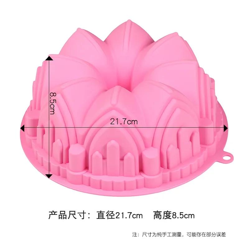 DIY Baking Tools, Silicone Cake Mold, Kitchen Accessories, Baking Pan, Silicone Bakeware Mould, Love Heart/vortex/crown Shape
