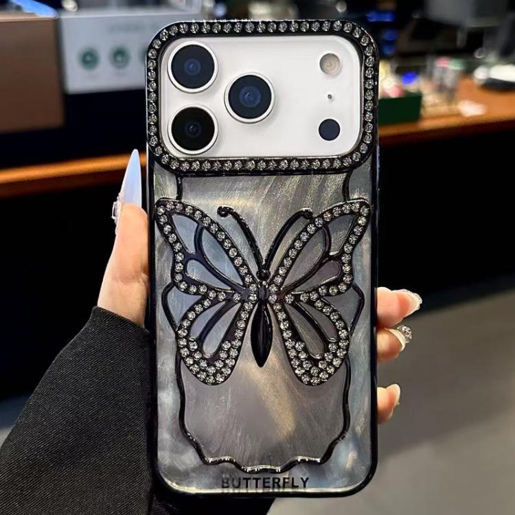 Butterfly Electroplating TPU Phone Case with Epoxy Cardboard