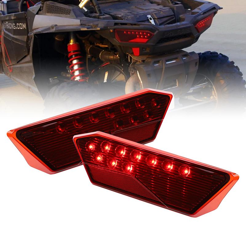  LED Tail Light Rear Brake Lights for Polaris RZR 900 1000 S XP Turbo 2014-2018 Replaces 2412341 & 2412342 ATV UTV Taillight