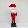 1Pcs Wooden Nutcracker Santa Claus Figurine Decoration 25cm Santa Claus Nutcracker Festive Ornament