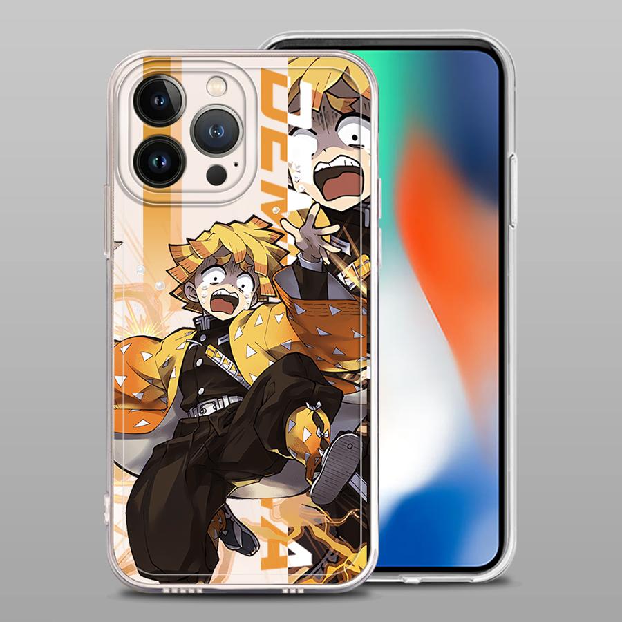 

D-Demon Аниме S-Slayer Мягкий чехол для телефона для iPhone 17 Pro Max XR Air 11 14 Plus 7 8 16 13 Pro 12 Mini XS Max 15 iPhone 14