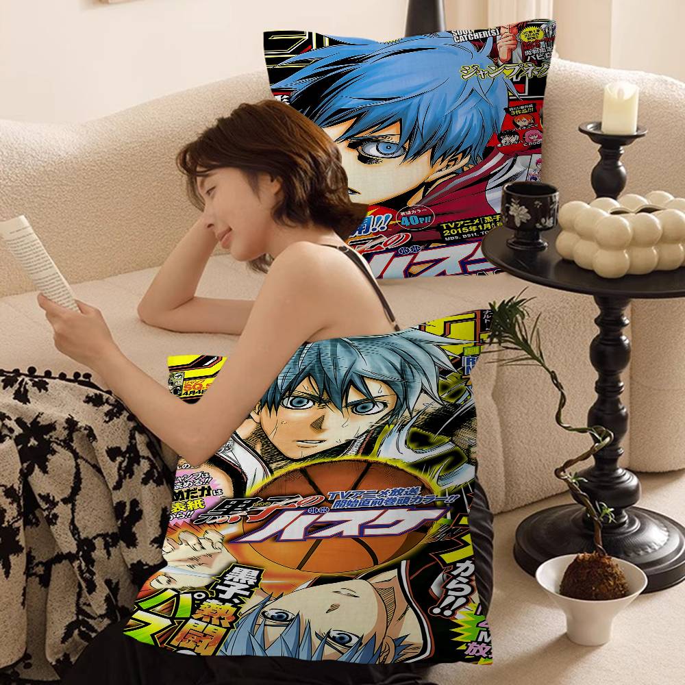 Anime Kuroko's Basketball Kissenbezug Toon Geschenk Kissenhülle Schlafzimmer Zuhause Sofa Stuhl Sitz Dekor Kissenhülle