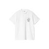 SS24 S/S Icônes T-shirt Lettre Poisson Imprimé Col Rond Manches Courtes T-shirt Homme T-shirt Blanc I033271-00A-XX