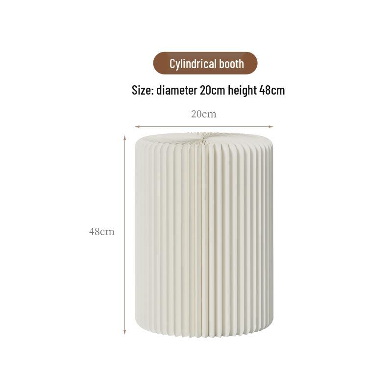 Creative Foldable Cylindrical Display Rack and Wedding Ornament Stand