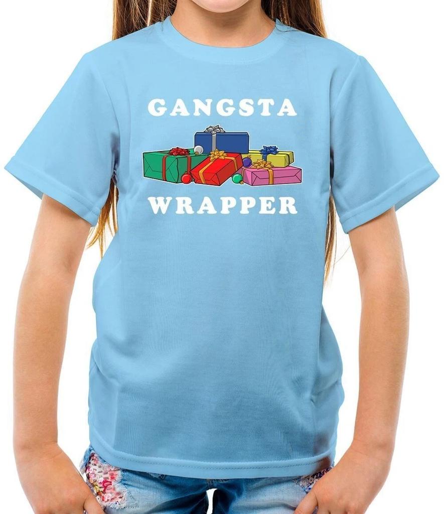Gangsta Wrapper - T-Shirt - Christmas Gangster Music Hip Hop Christmas