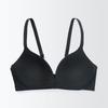 MUJI Molded Bra with No Hooks FCH14A5S Black S Women's Non-Wired Women's
