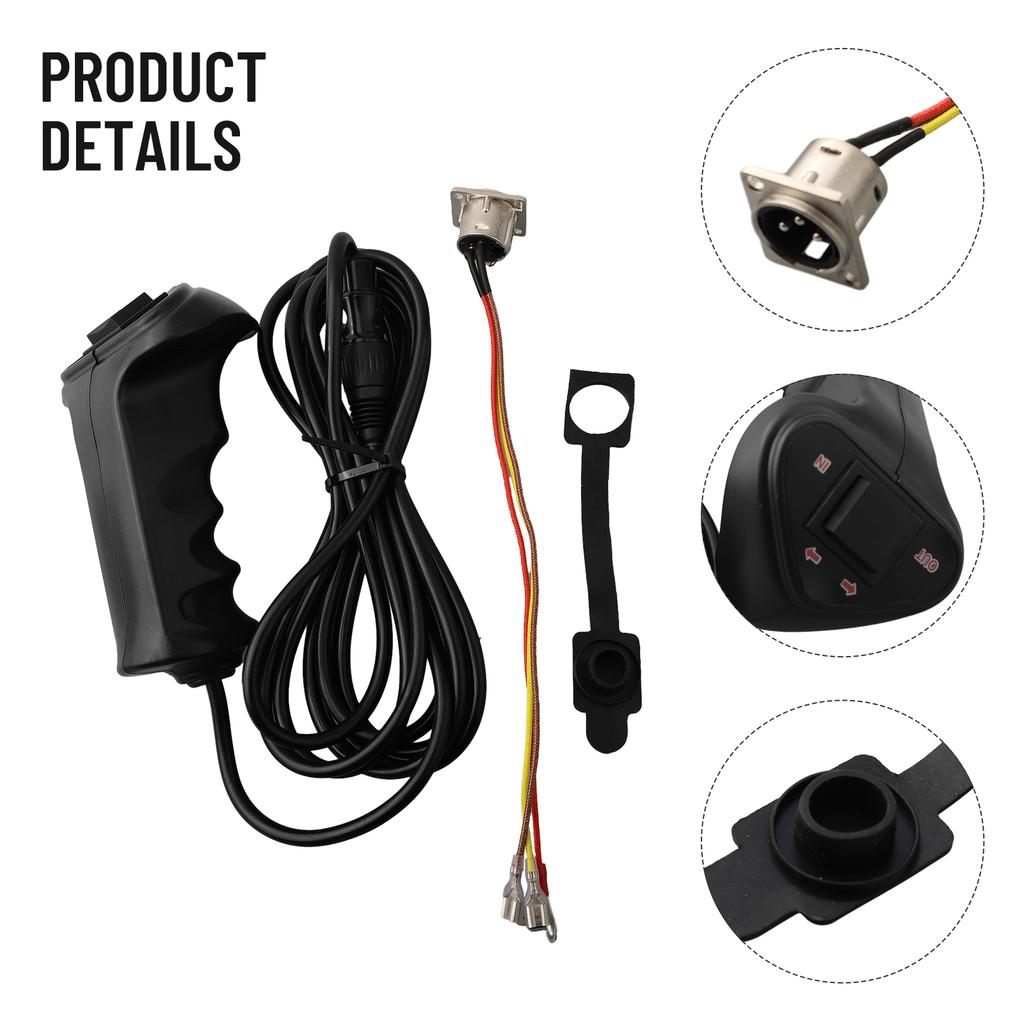 A High Quality Winch Equipped Vehicle Wired Manual Control Handle Wireless Remote Control High Quality Plastic