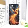 Luxury Phoenix Fire Feather Pattern Phone Case for iPhone 17 16 12 11 14 Plus 13 14 15 Pro Max 12 13 Mini X XS MAX XR Soft Cover