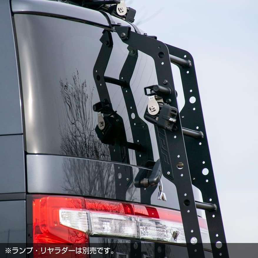 IPF EXP Rear Ladder Lamp Mounting Specially Made in Satin Black Bracket, Designed, Japan, EXL-01P,