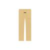 SS23 Relaxed Sweatpants Light Tuscan Logo Print Thick Warm American Knit Joggers Men Bottoms Goose-Yellow FOG-SS23-009