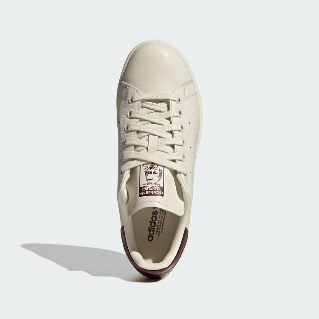 adidas STAN SMITH LC0525 Unisex Originals Sneakers Off White / Maroon / Gold Metallic