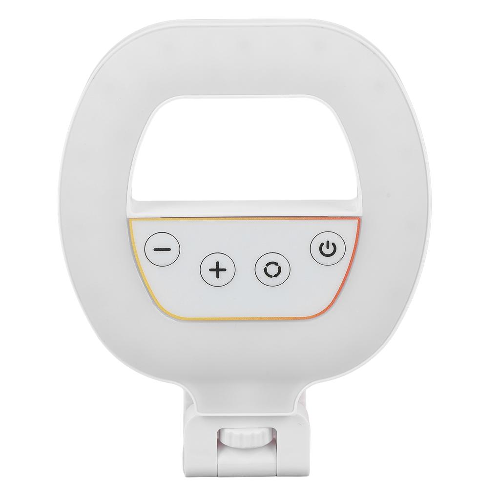 Cell Phone Selfie Fill Light 2700-6500K Clip On Rechargeable Selfie Light LED Selfie Ring Light for