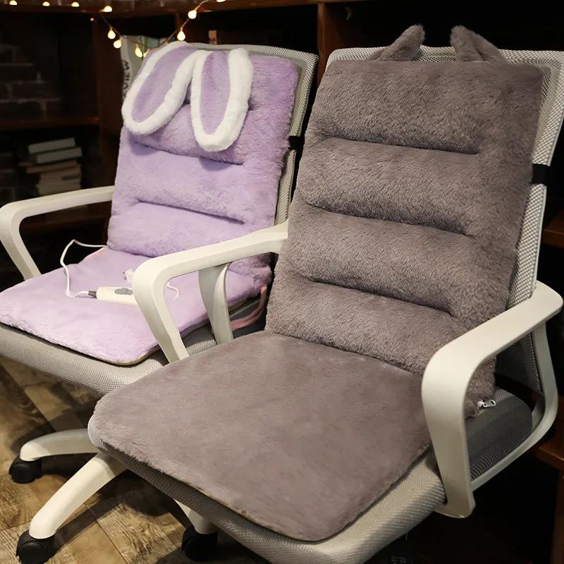 Elektrická deka Kanceláři Vyhřívací Polštářek Sedák Jeden Odnímatelný Houba Polštář Roztomilý Polštářek Teplá zima