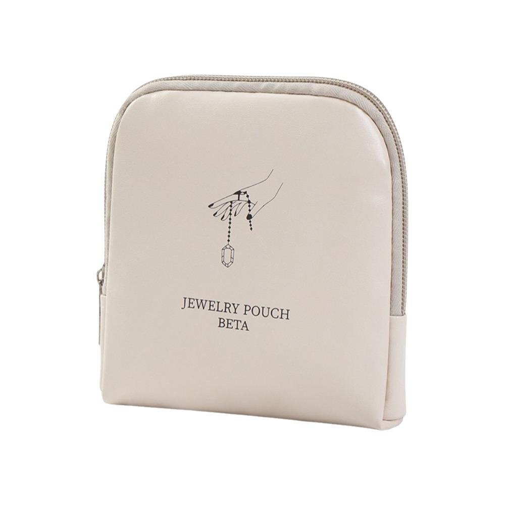 

Single/Double Layers Jewelry Storage Bag Multiple Sections Mini Jewelry Case with Soft Lining Jewelry Organizer Necklaces