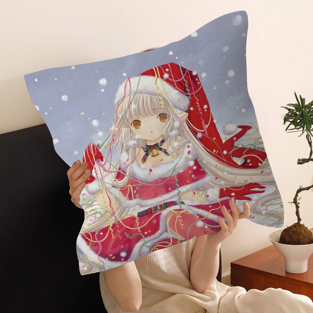CChobits Cartoon Pillowcase toon Gift Cushion Cover Bedroom Home Sofa Chair Seat Decor pillow case