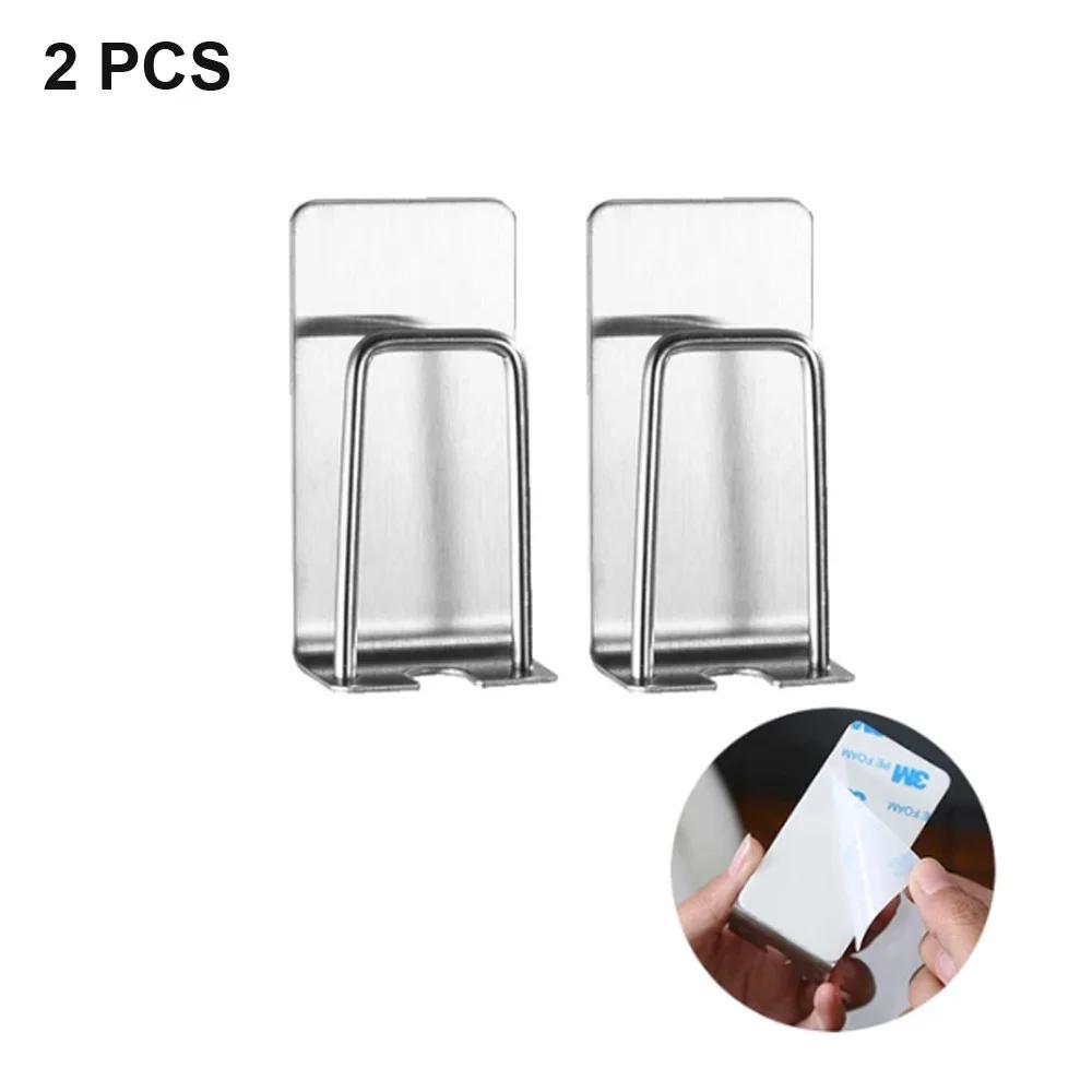 

Держатель для зубных щеток 2 в 1 из нержавеющей стали, настенный, держатель для зубных щеток и стакана, органайзер для ванной комнаты, аксессуары для ванной комнаты