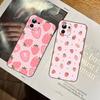 C-Cute-S-Strawberrys Black Shockproof Phone Case Snug Fit For Xiaomi 12,11,12S Ultra & Redmi Note 11,10T,9,9A,8Pro,8T,5G