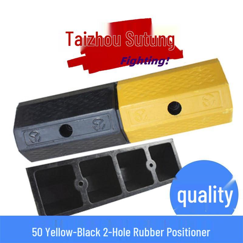 1m Durable Rubber-Plastic Parking Stopper – Anti-Collision Wheel Positioner