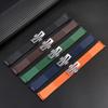 High Quality Soft Rubber Watchband Aquanaut Fits For Patek Philippe Silicone 5164A 5167A 5168A Folding Buckle Watch Strap 21mm