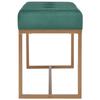 VidaXL Banc 80 cm Vert Velours 247555