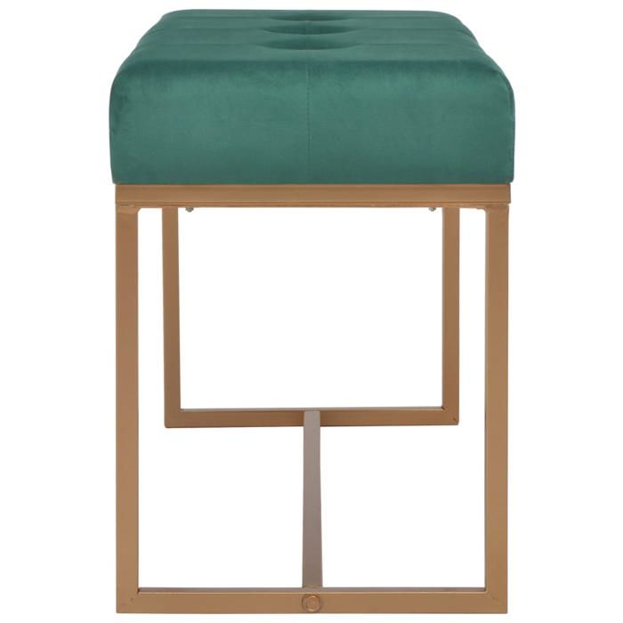 VidaXL Banc 80 cm Vert Velours 247555