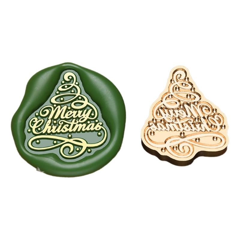 Christmas Seal Stamp Head Replacement, Embossed Seal Stamp Head for Seal Envelope, Invitations Scrapbooking Decoration