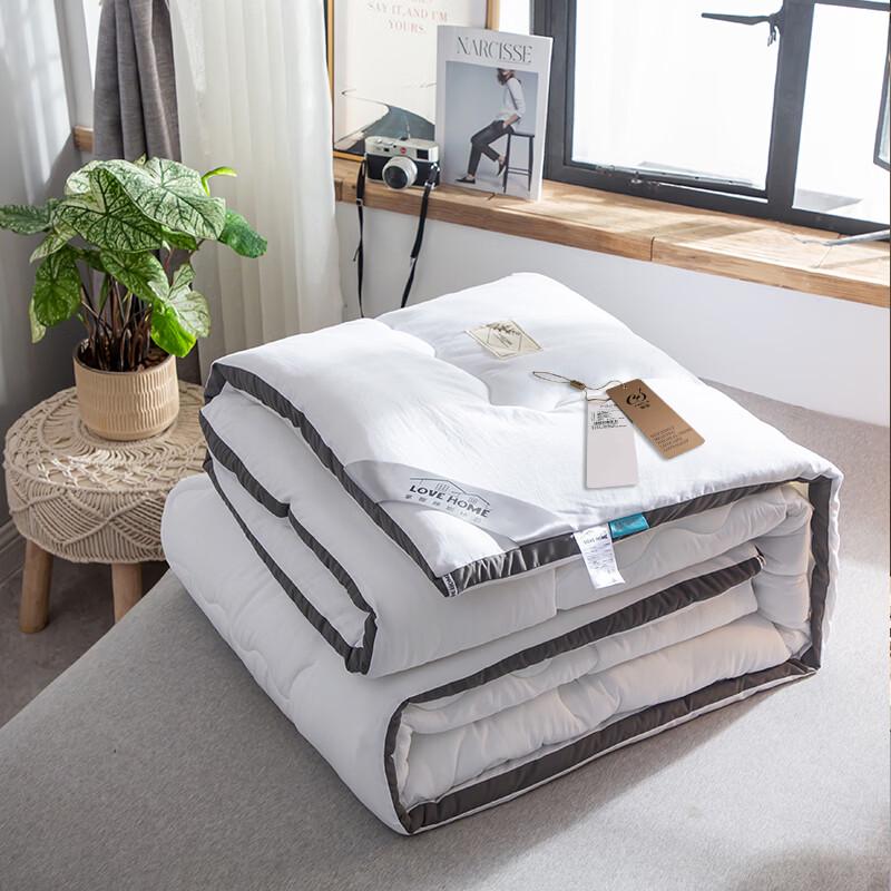 CHANSI Solid Color Nordic Winter Quilt