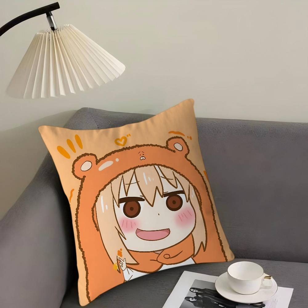 Doma Umaru Personalized Pillow Dust Cover Bedroom Kids Party Decoration Pillowcase Birthday Children Gift