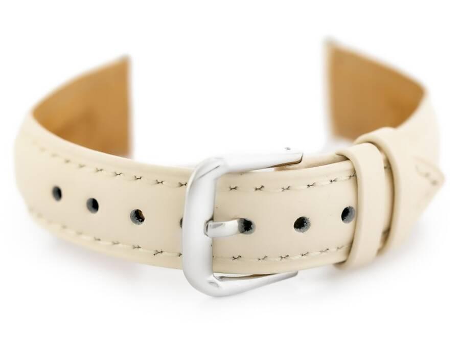 Super Merchant Leren Horlogeband W94 - Crème - 10mm