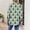 Women's Shirt Blouse Christmas Print Button Long Sleeve Casual Basic Shirt Collar Regular Top