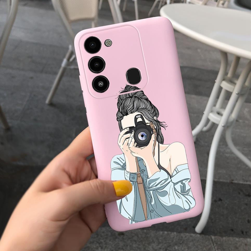 For Tecno Spark 8C Case KG5k Shockproof Soft Silicone TPU Back Cover For Tecno Spark 8 Pro Spark8 Phone Cases Spark8 Case Bumper