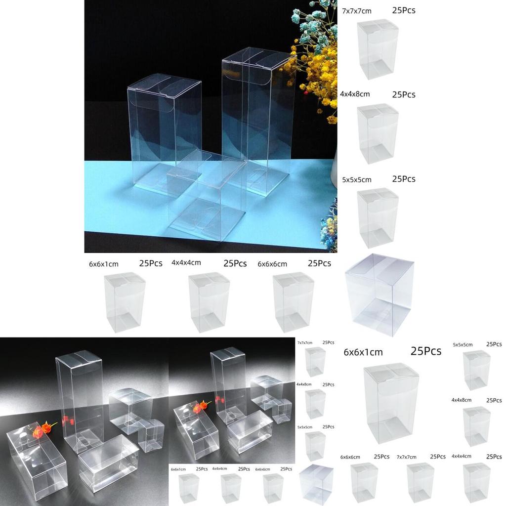 Transparent Pvc Packaging Box For Pet Food Souvenirs Candy Tea Phone Cases And More Customizable Design Characters)