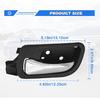 79542 Front Driver Side Interior Door Handle Compatible With 2003 2004 2005 2006 2007 Honda Accord,Black