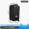 Wall-Mounted Black & Gold 500ML 304 Stainless Steel Soap Dispenser