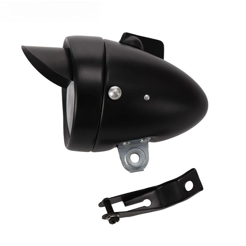 

Bicycle Headlight Hat Brim Vintage High Lumen Long Range Metal LED Bicycle Headlight чёрный