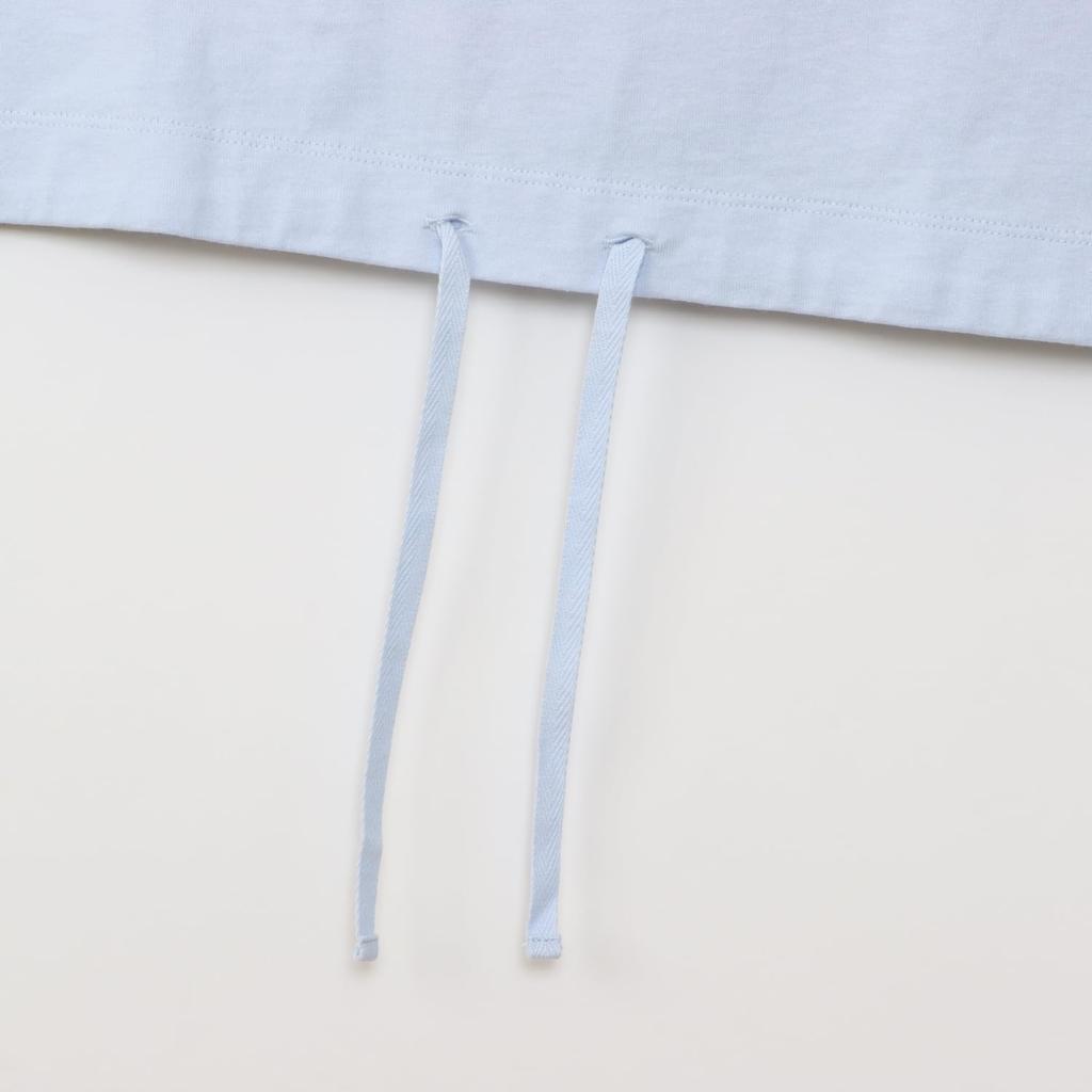 Champion Short Sleeve Crew Neck Cotton USA Relax Script Garment Pale Sax Women's Shirt, 100% Fit, Logo, Wash, (CW-B322)