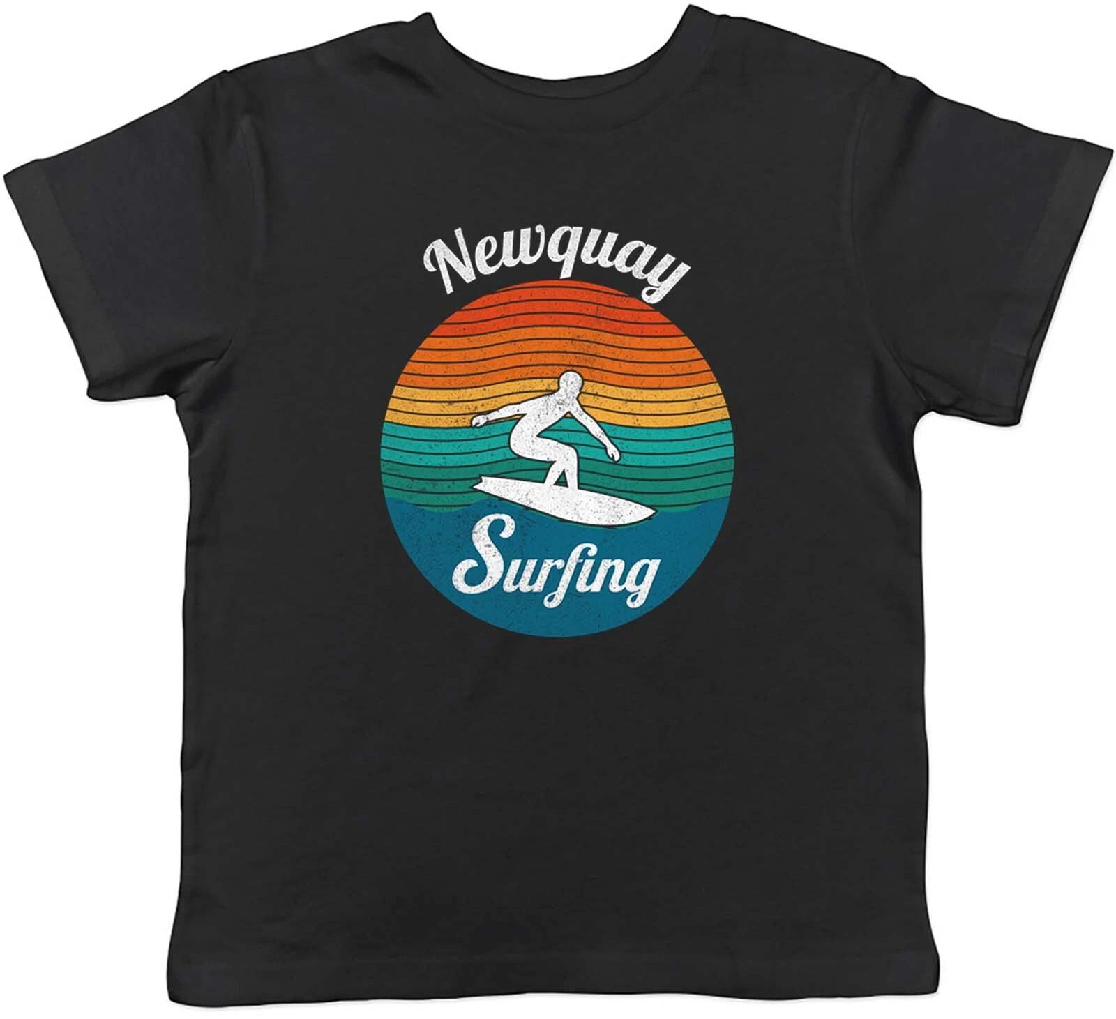 

Personalised Surfing Ocean Beach Childrens Kids T-Shirt Boys Girls Gift 100