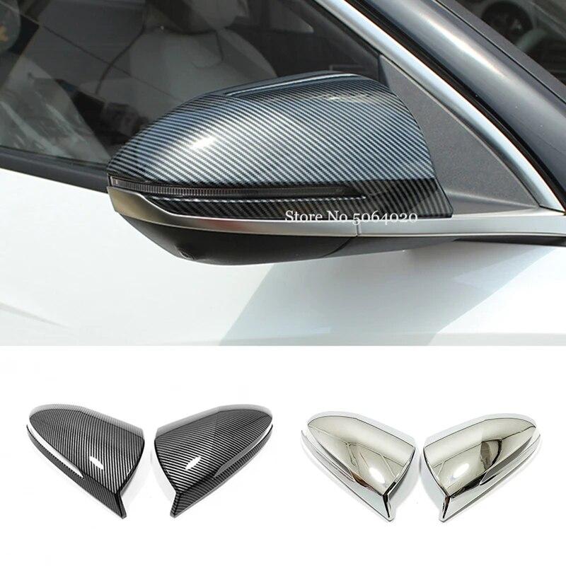 

Для Hyundai Tucson NX4 2022 2023 Hybrid N Line автомобильное зеркало заднего вида, боковая крышка, чехол, отделка, аксессуары из углеродного волокна ABS